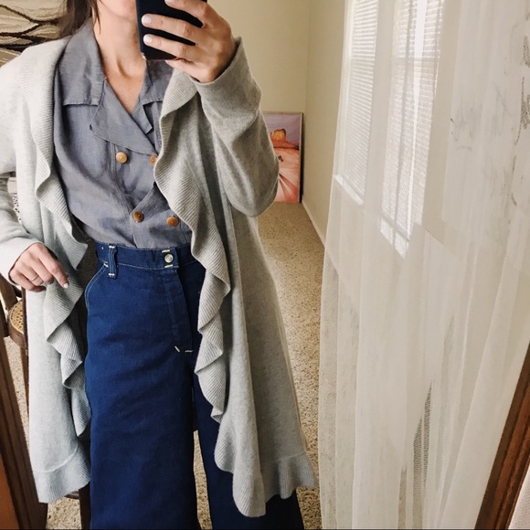 Lilly Pulitzer Sweaters - Lilly Pulitzer Lindsay gray cashmere long cardigan